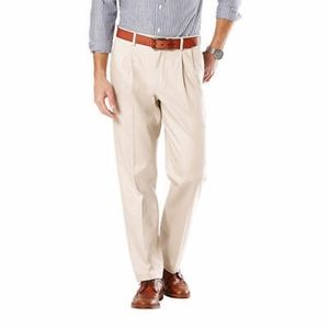 Dockers Signature Cement Pleated Pants